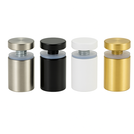 Stainless Steel Advertising Stand-off Studs (12mm x 20mm) - Pack of 4